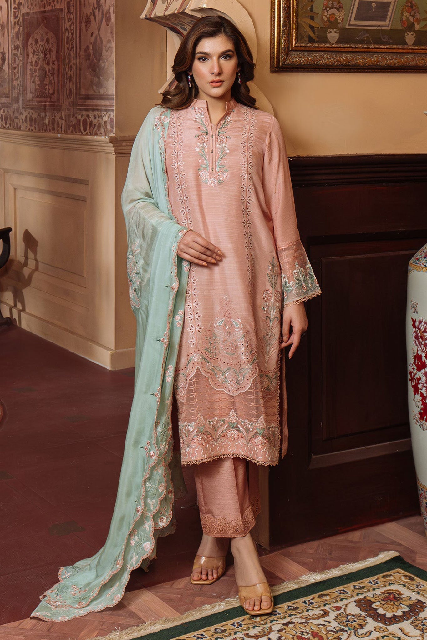 Festive Edit By Sahar Unstitched 3 Piece Emb Luxury Formals Suit-04-Majestic Muse