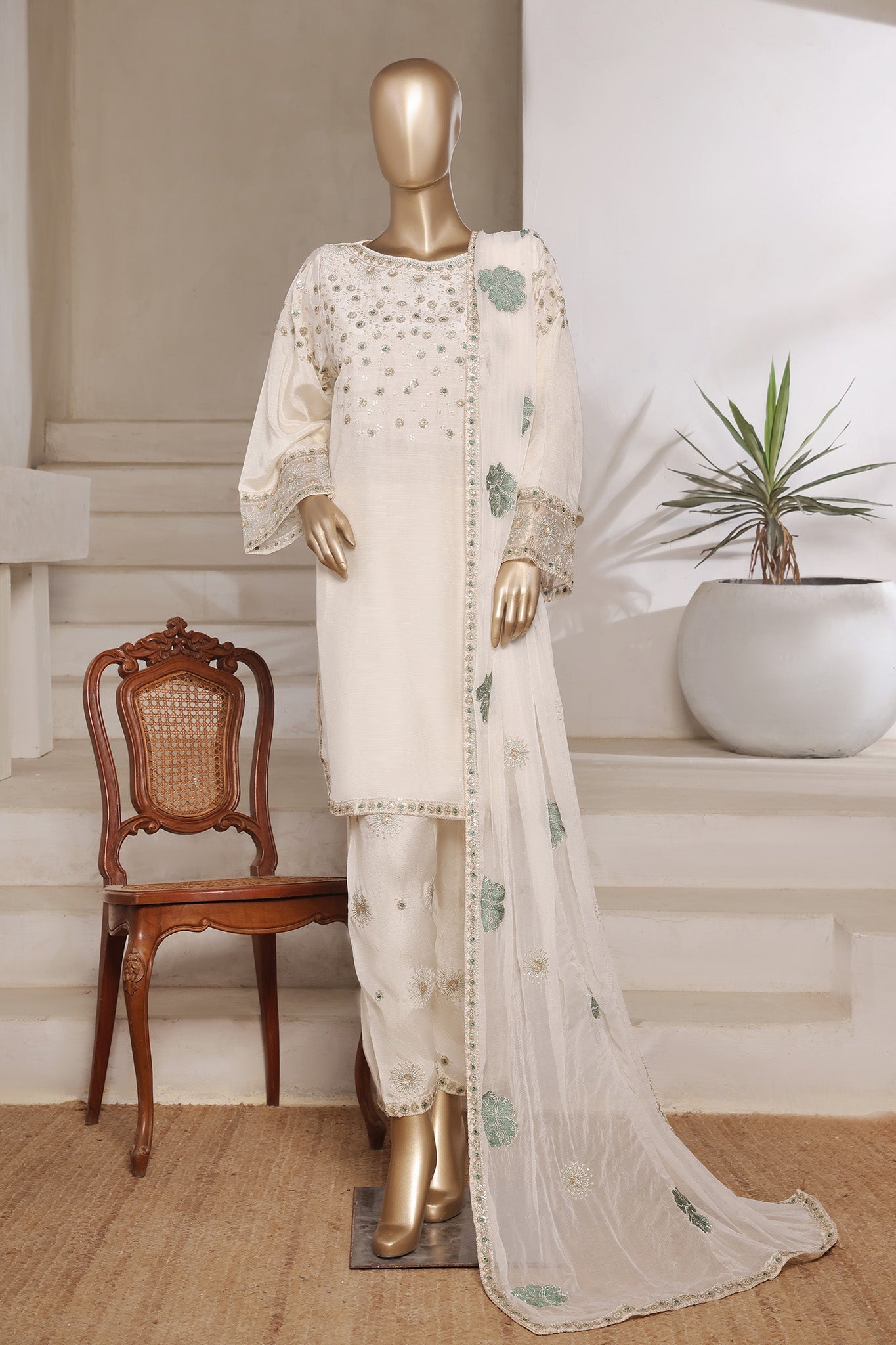 Khombi Stitched 3 Piece Luxury Formals Suit-196-C