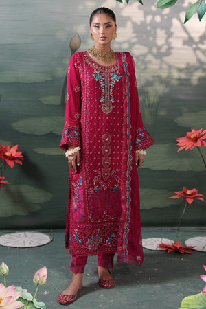 Silvana By Guzel Stitched 3 Piece Luxury Chiffon Collection'2025-04-Sera