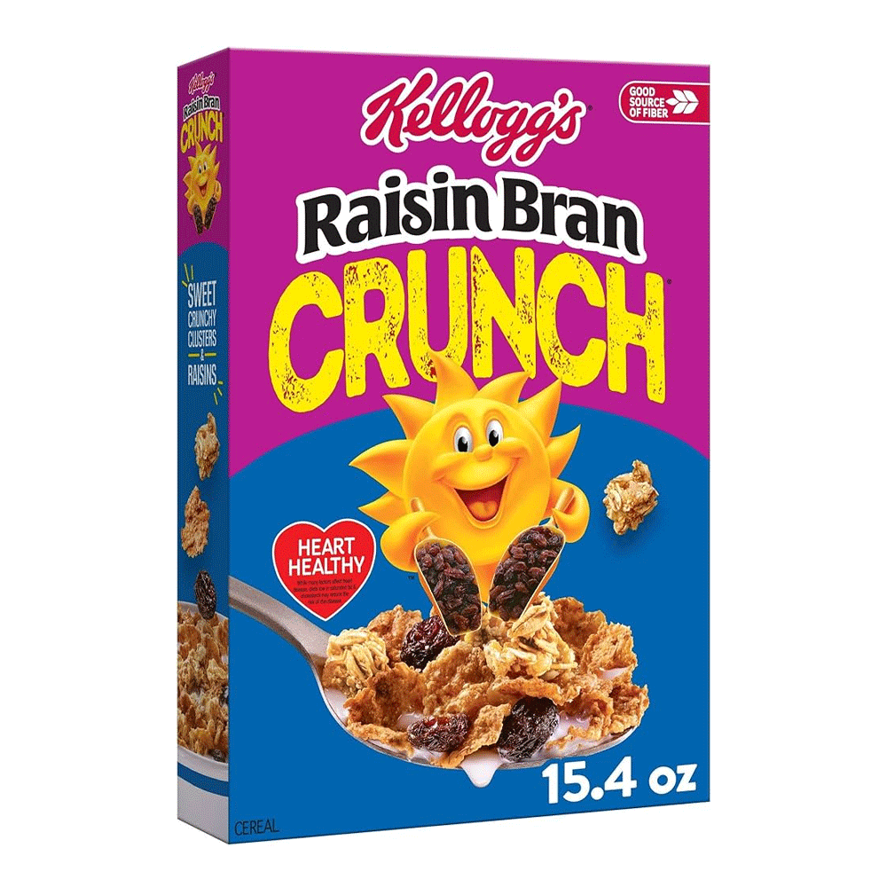 Kelloggs Raisin Bran Crunch Cereal 436g