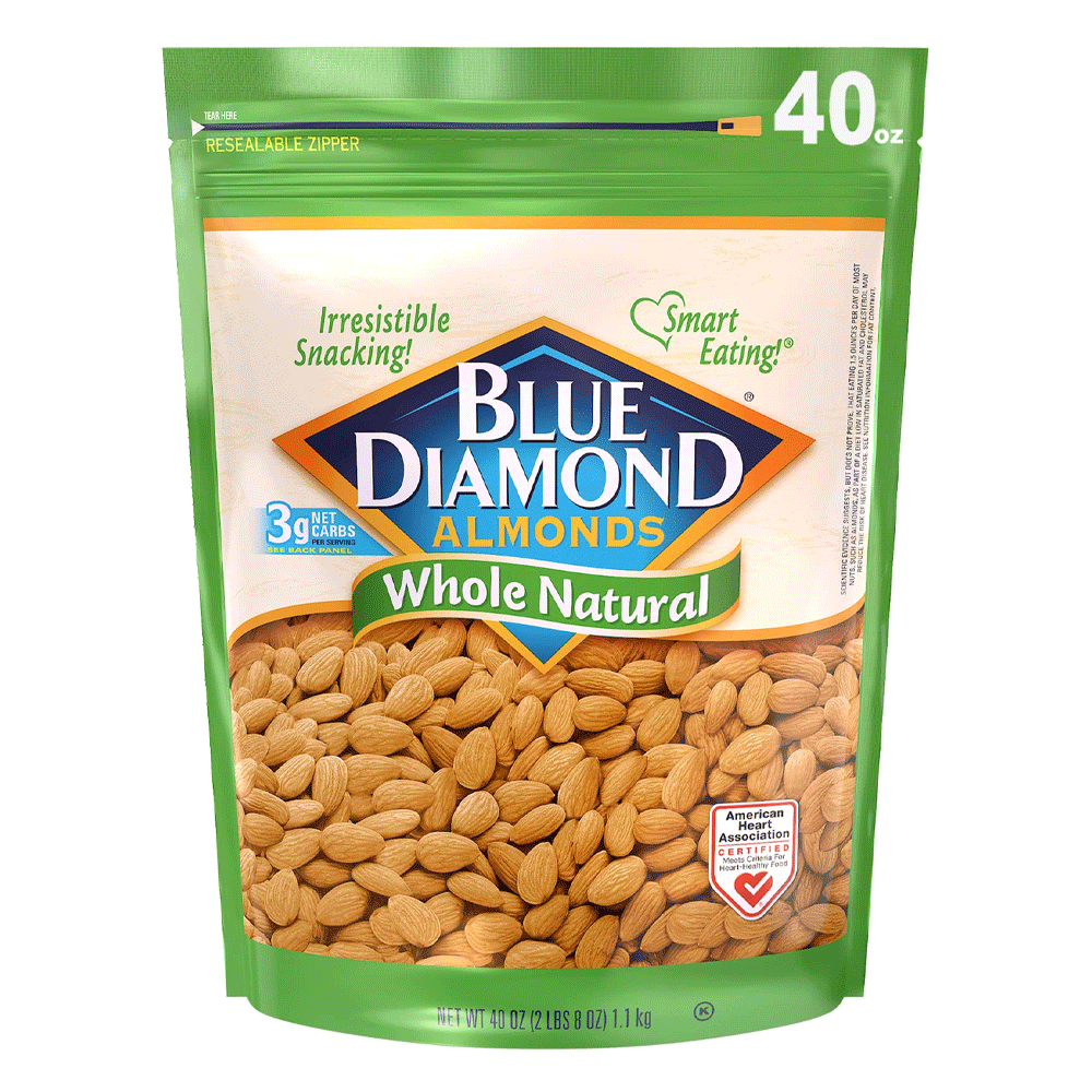 Blue Diamond Almonds Whole Natural 1.1kg