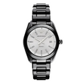EMPORIO ARMANI Dress Black Stainless Steel White Dial Quartz Watch for Ladies - AR1494