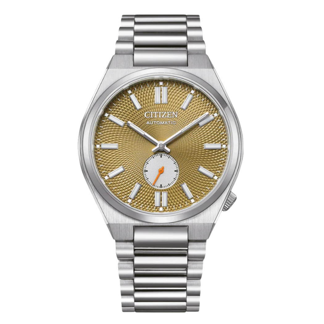 Citizen Silver Stainless Steel Green Dial Automatic Watch for Gents - NK5010-51X