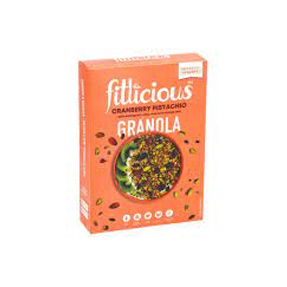 Fitlicious Cranberry Pistachio Granola 450g - Snapcart.pk