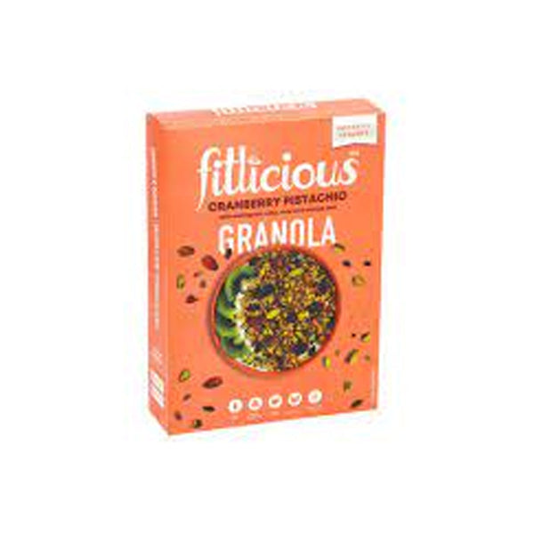 Fitlicious Cranberry Pistachio Granola 450g - Snapcart.pk