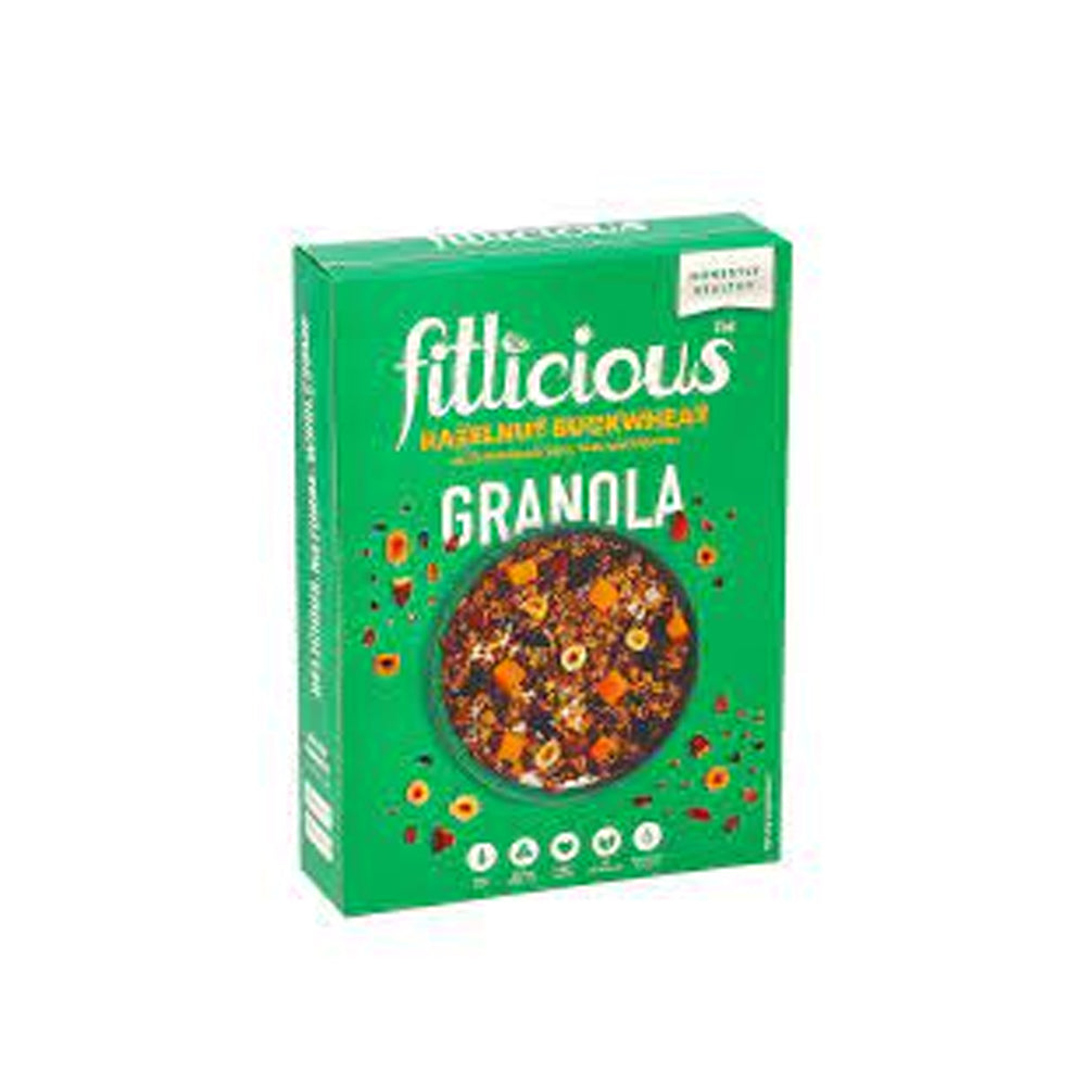 Fitlicious Hazelnut And Buckwheat Granola 450g - Snapcart.pk