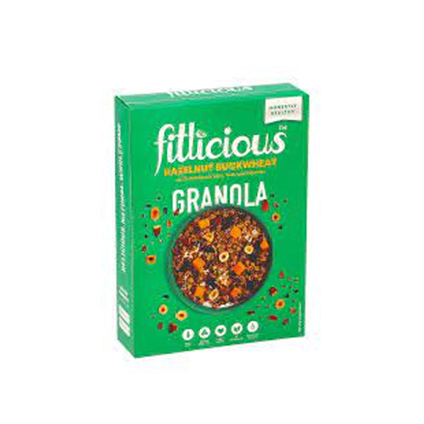Fitlicious Hazelnut And Buckwheat Granola 450g - Snapcart.pk