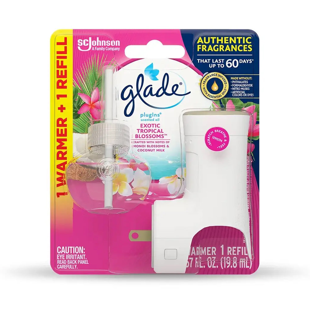 Glade Exotic Tropical Blossom Air Freshener Starter Kit 1`s