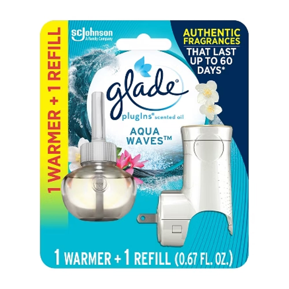 Glade Aqua Waves Air Freshener Starter Kit 1`s