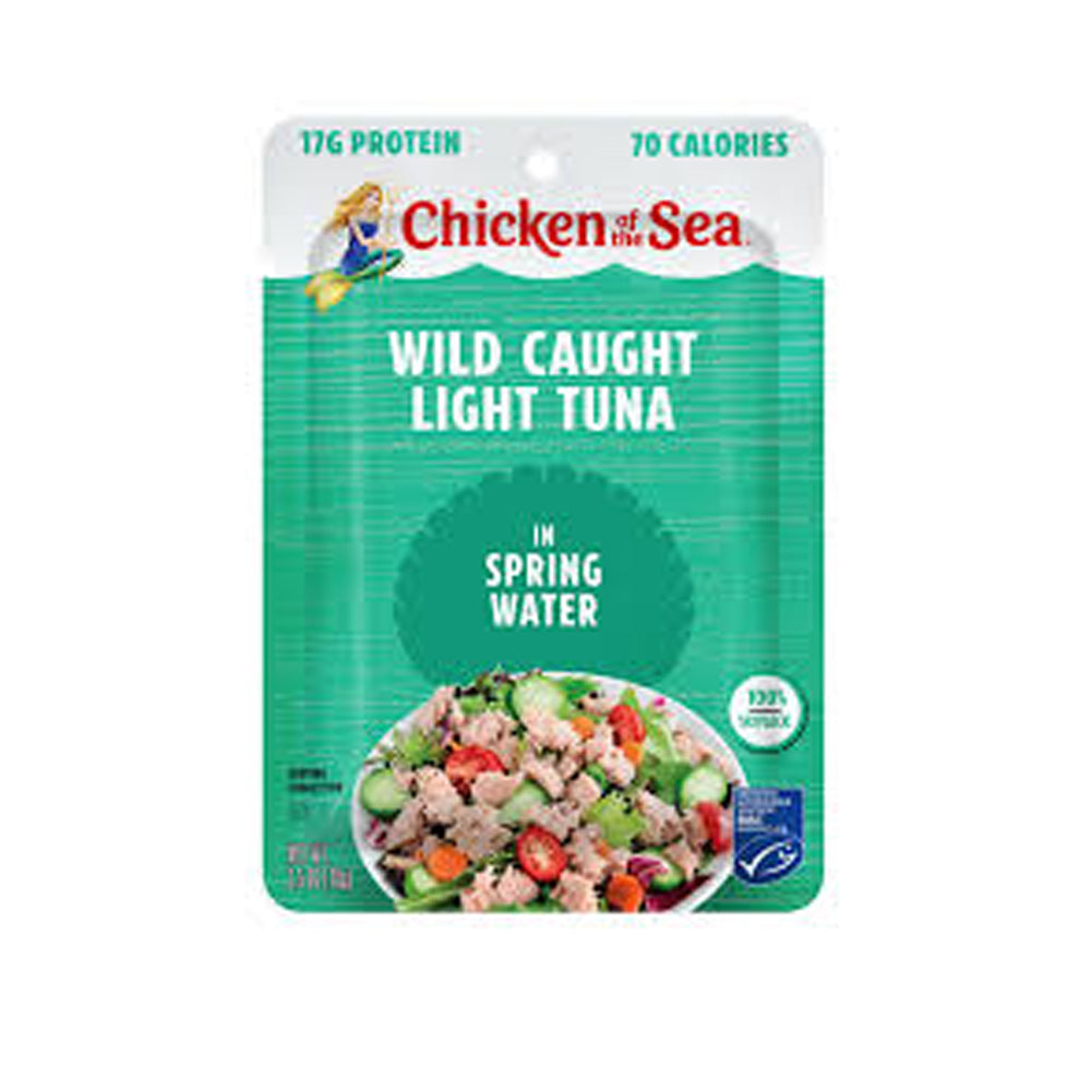 Chicken Of The Sea Wild Caught Light Tuna In Spring Water 70g - Snapcart.pk