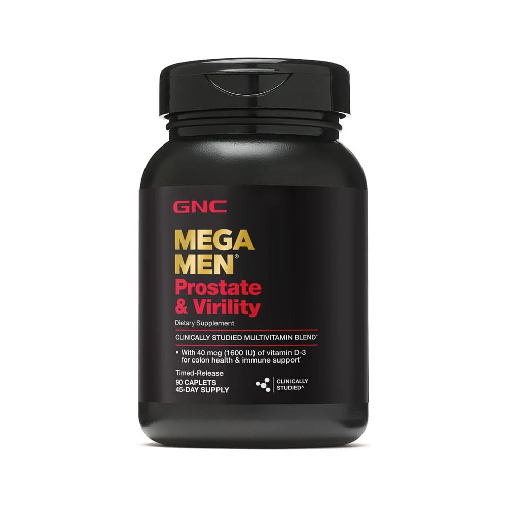 Gnc Mega Men Prostate & Virility Caplets 90s - Snapcart.pk