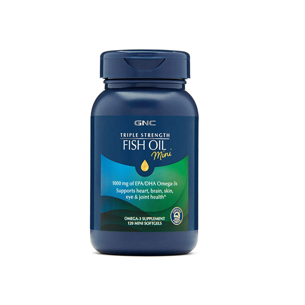 Gnc Triple Strength Fish Oil Softgels 120s - Snapcart.pk
