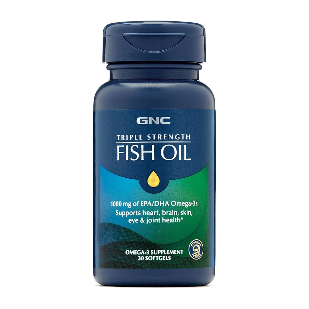 Gnc Triple Strength Fish Oil Softgels 30s - Snapcart.pk