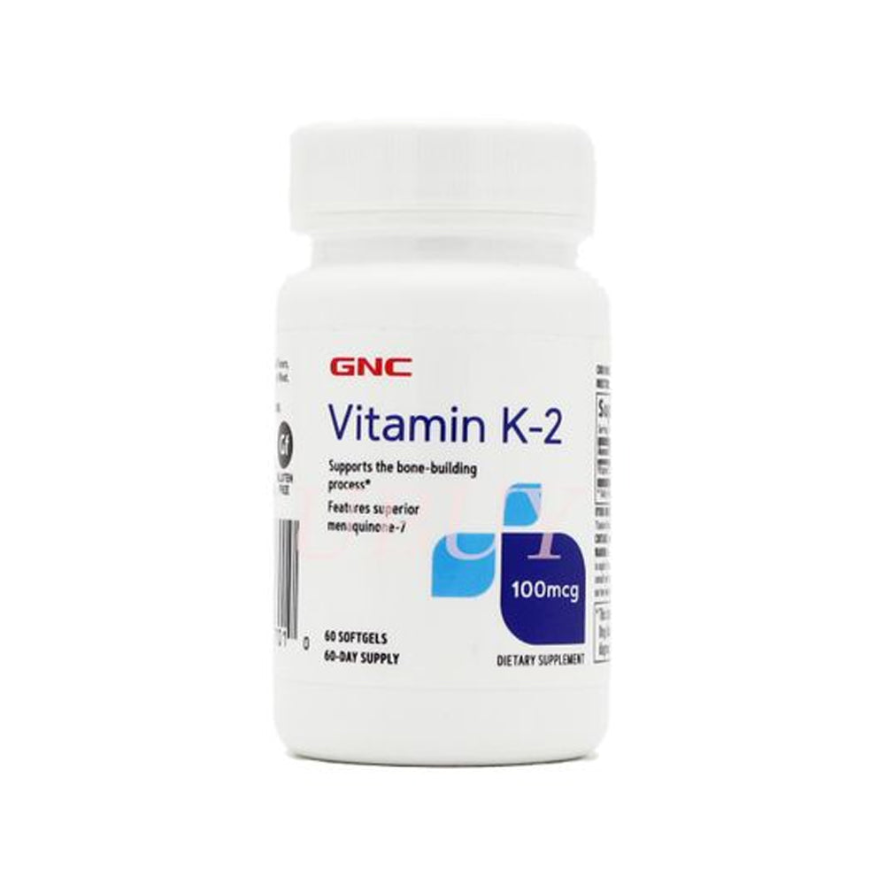 Gnc Vitamin K-2 Softgels 100mcg 60s - Snapcart.pk