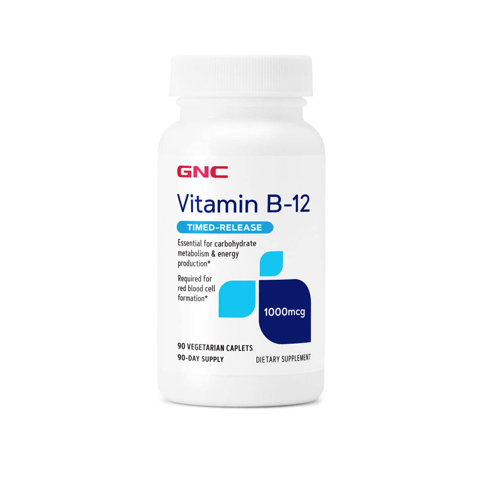 Gnc Vitamin B-12 1000mcg Caplets 90s - Snapcart.pk