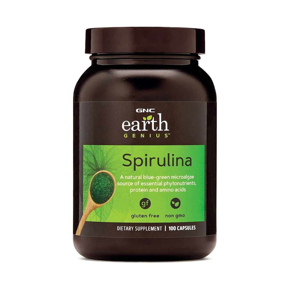 Gnc Earth Spirulina 100 Cap - Snapcart.pk