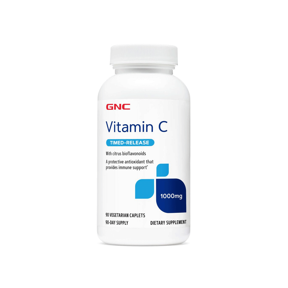Gnc Vitamin C Time Release 1000mg Caplets 90s - Snapcart.pk
