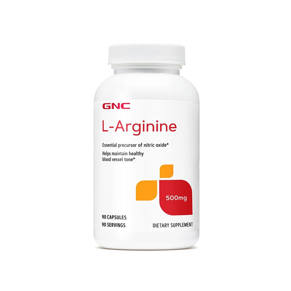 Gnc L-arginine 500mg Capsules 90s - Snapcart.pk