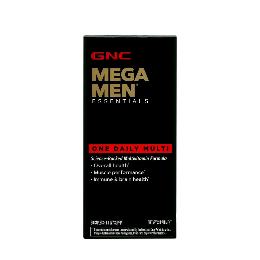 Gnc Mega Men Essentials One Daily Multi Cap 60s - Snapcart.pk