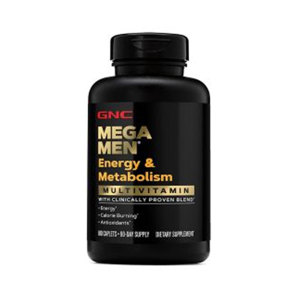 Gnc Mega Men Energy & Metabolism Multivitamin Caplets 180s - Snapcart.pk