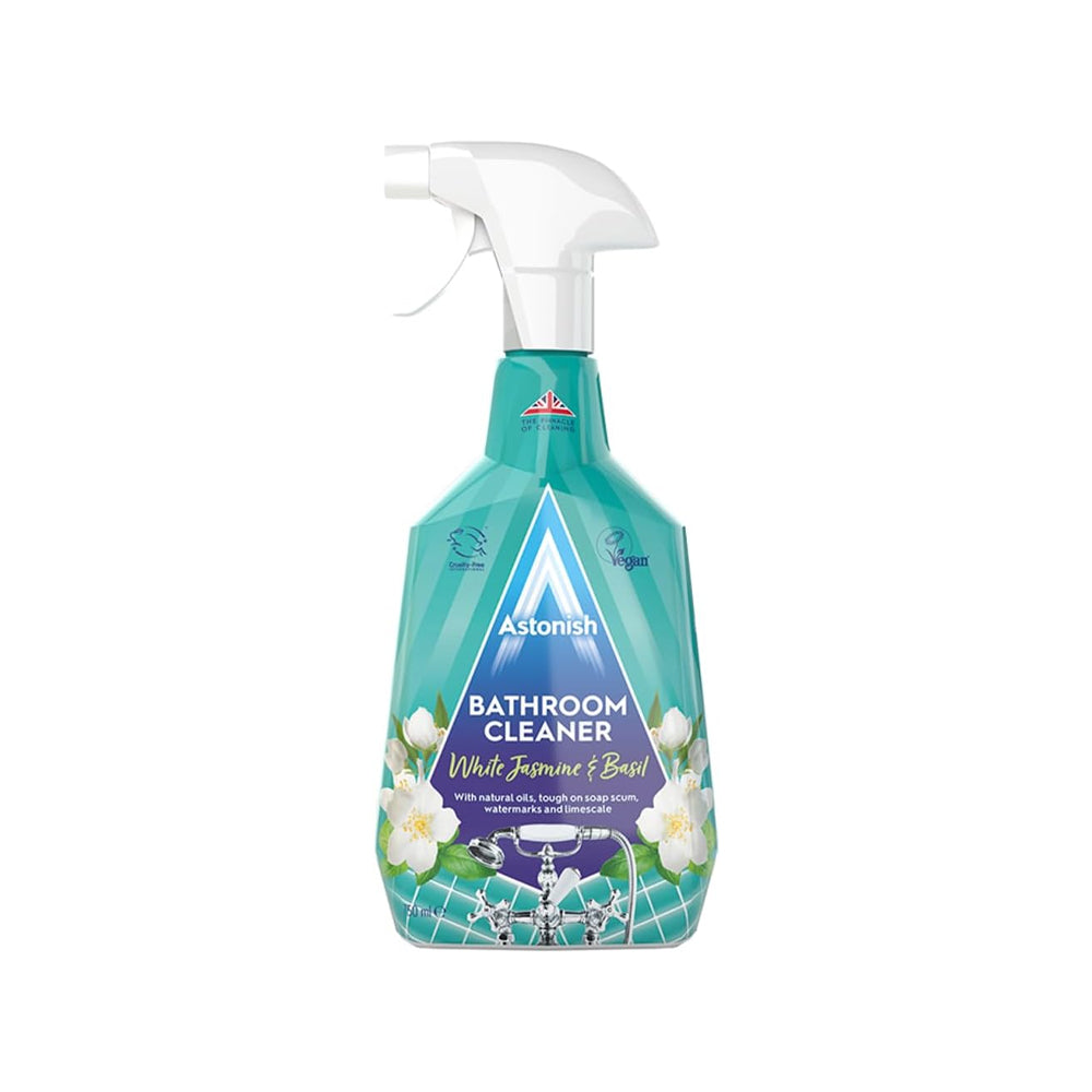 Astonish Bathroom Cleaner White Jasmine & Basil Spray 750ml - Snapcart.pk