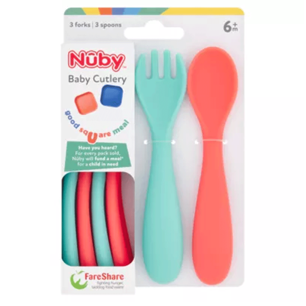 Nuby Baby Cutlery Set 6m+
