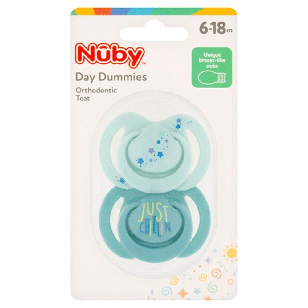 Nuby Day Dummies 6-18m