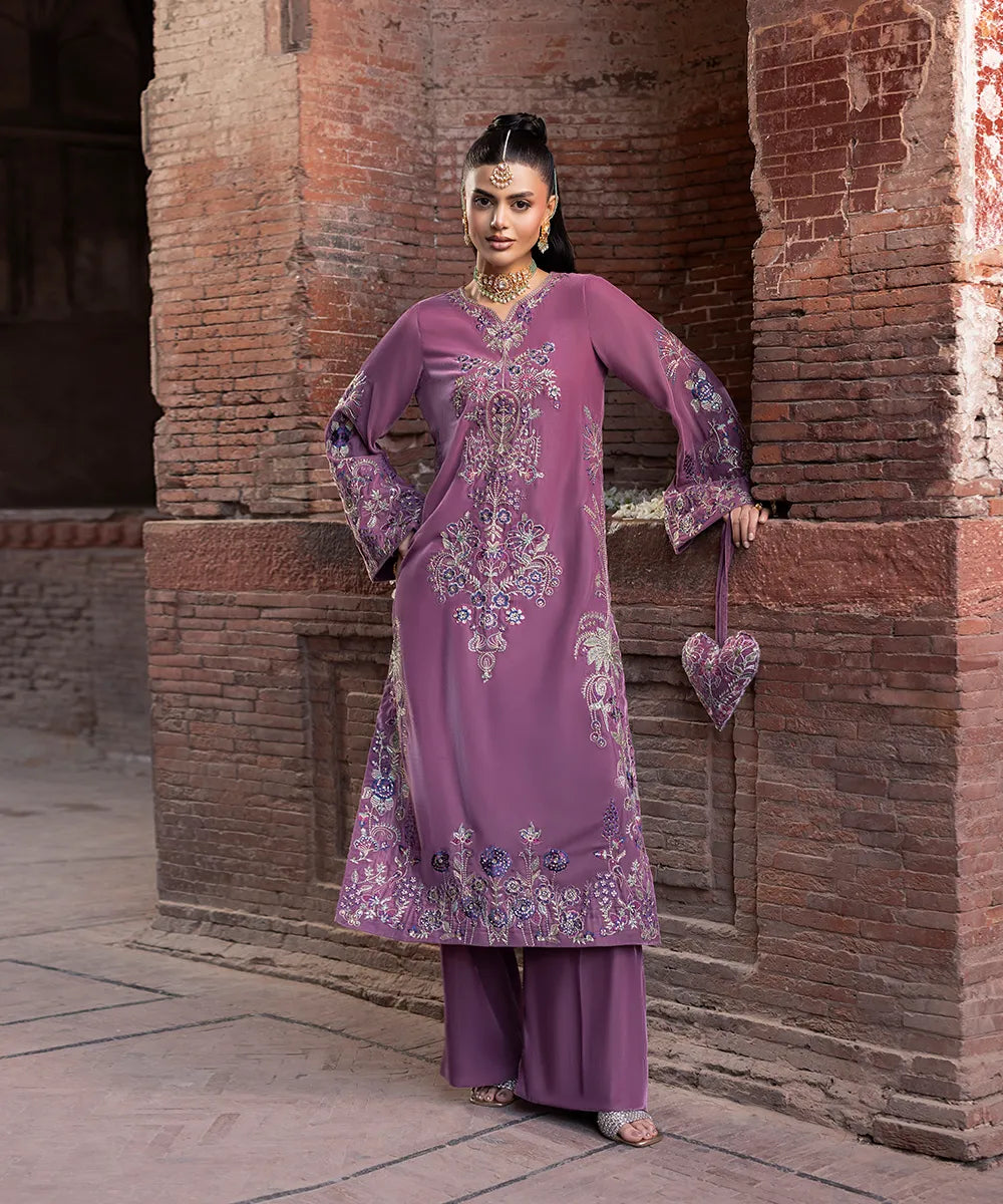 Makhmal By Mazil Stitched 2 Piece Formals Suit-Duphar