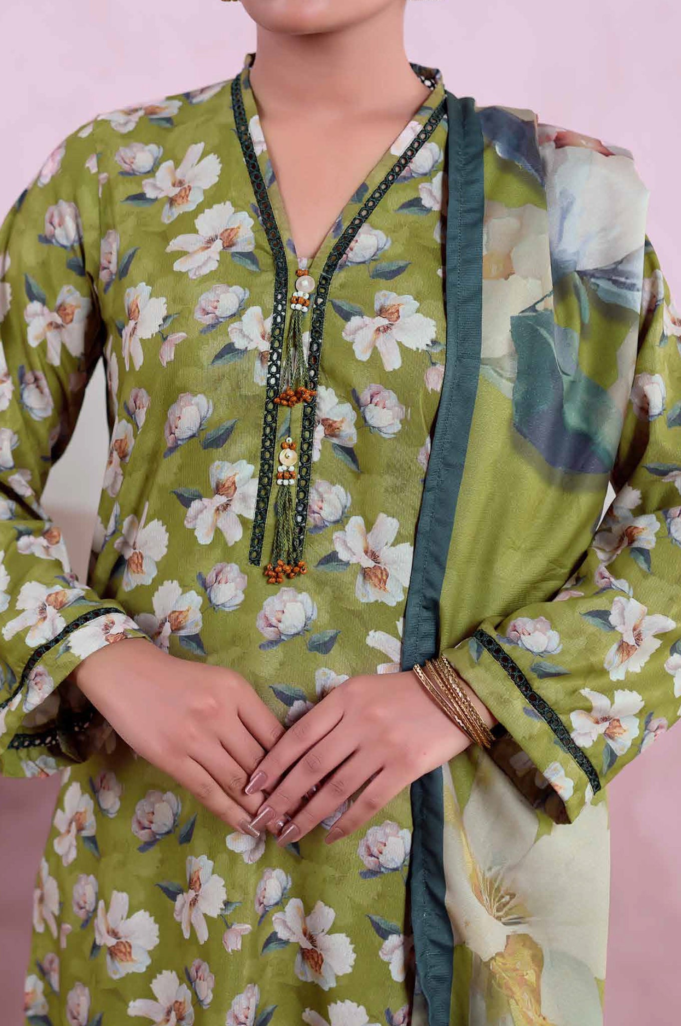 Khaas by Aizal Stitched 3 Piece Printed Ayudia Collection'2025-A-K-04