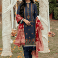 Sunehri Shaam By Al Zohaib Embroidered Jacquard Unstitched 3 Piece (04)