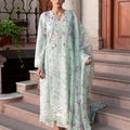 Bloom By Saira Shakira Unstitched 3 Piece Luxury Lawn Collection'2025-05-B-Celestial Breeze