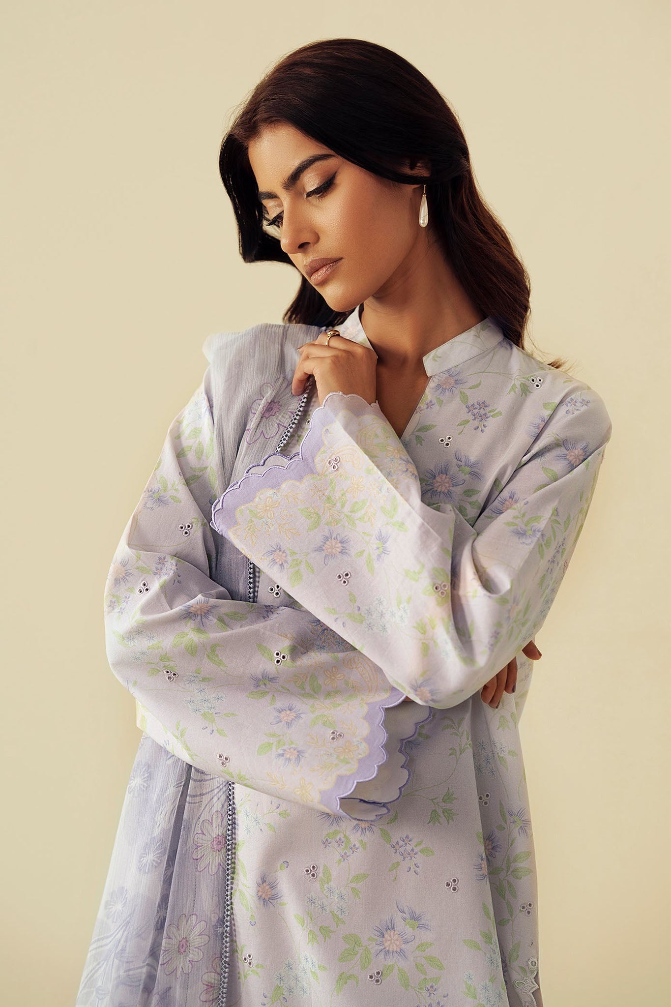 Daffodils By Seran Unstitched 2 Piece Lawn Collection'2025-05-Illy