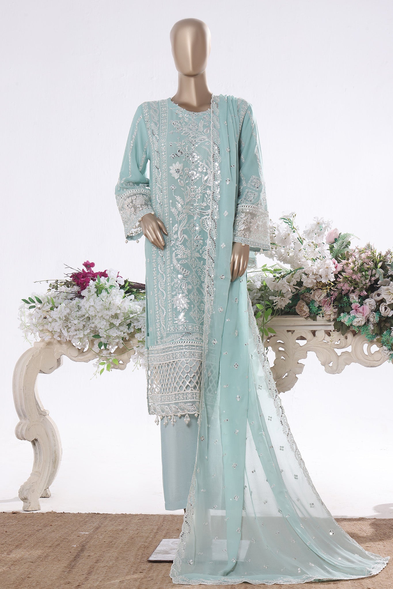 Khombi Stitched 3 Piece Luxury Formals Suit-AF-02-SG