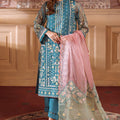 Festive Edit By Sahar Unstitched 3 Piece Emb Luxury Formals Collection'2025-05-Serene Teal