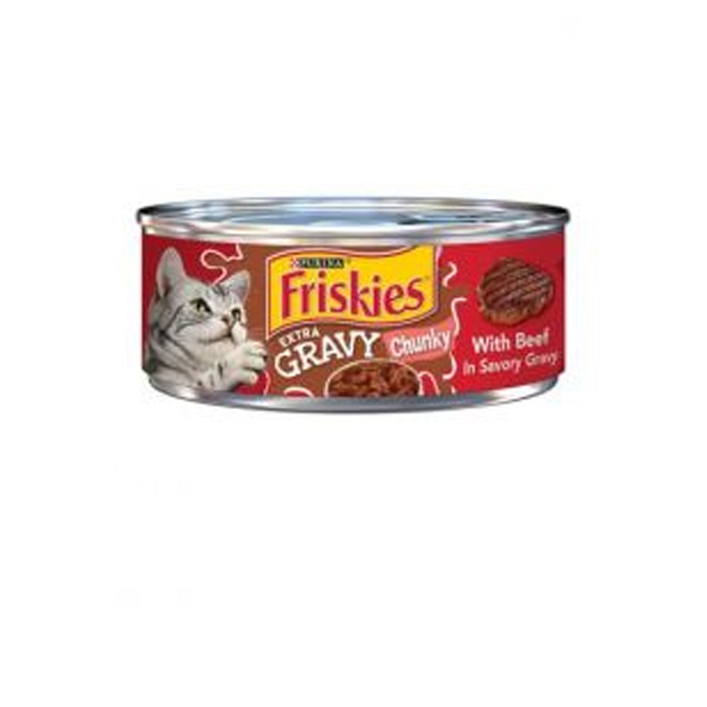 Friskies Beef Cat Food Tin 156gm