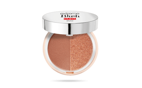 Pupa Milano- Extreme Blush Duo Dual Effect Comp Blush - Radiant Caramel Glow Spice