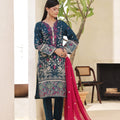 Dressline Meher  Stitched 3 Piece Emb Self Lawn Jacquard Collection