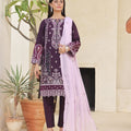 Dressline Meher  Stitched 3 Piece Emb Self Lawn Jacquard Collection