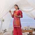 Whisper Wind By Feathers Unstitched 2 Piece Printed Lawn Collection'2025-VERMILION-FT507