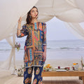 Whisper Wind By Feathers Unstitched 2 Piece Printed Lawn Collection'2025-NAVARA-FT498