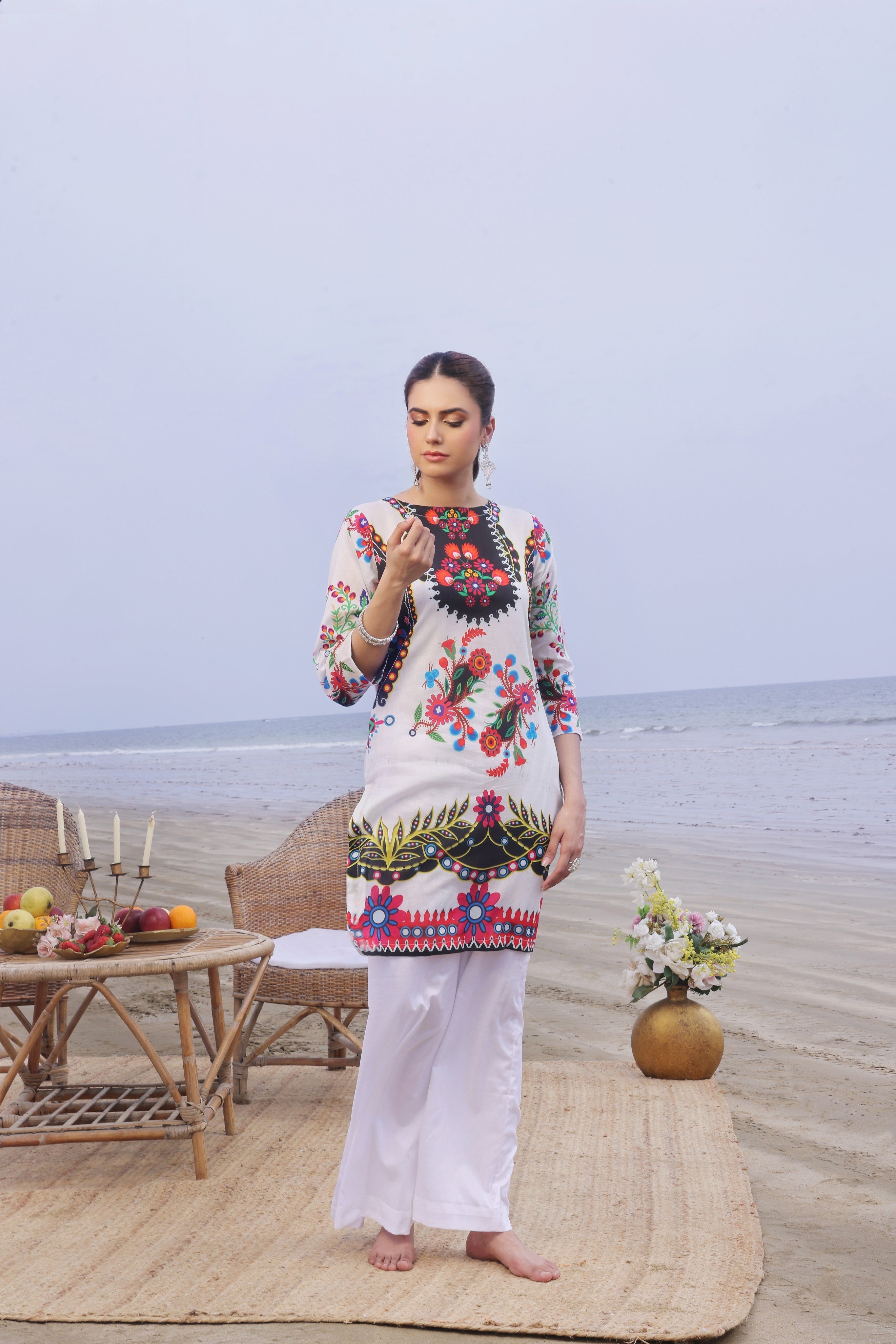 Whisper Wind By Feathers Unstitched 2 Piece Printed Lawn Collection'2025-LUNAR-FT497