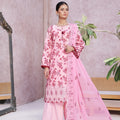 Dressline Cocktail UnStitched 3 Piece Premium Heavy Chikankari  Cutwork Emb Bana Dora Digital Printed Lawn Collection