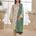 Feathers Unstitched 3 Piece Winter Collection-MARIAN-FT308