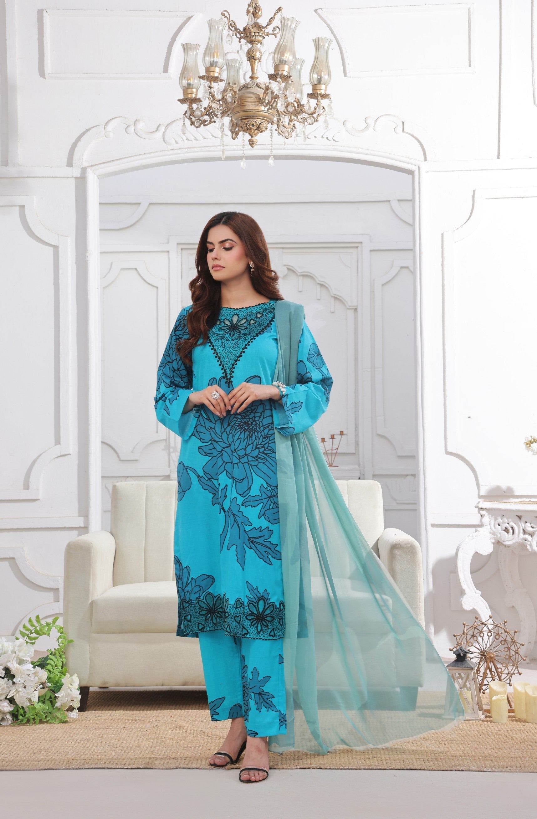 Midnight Murmurs By Feathers Lawn Collection'2025-TWINKLE-FT480