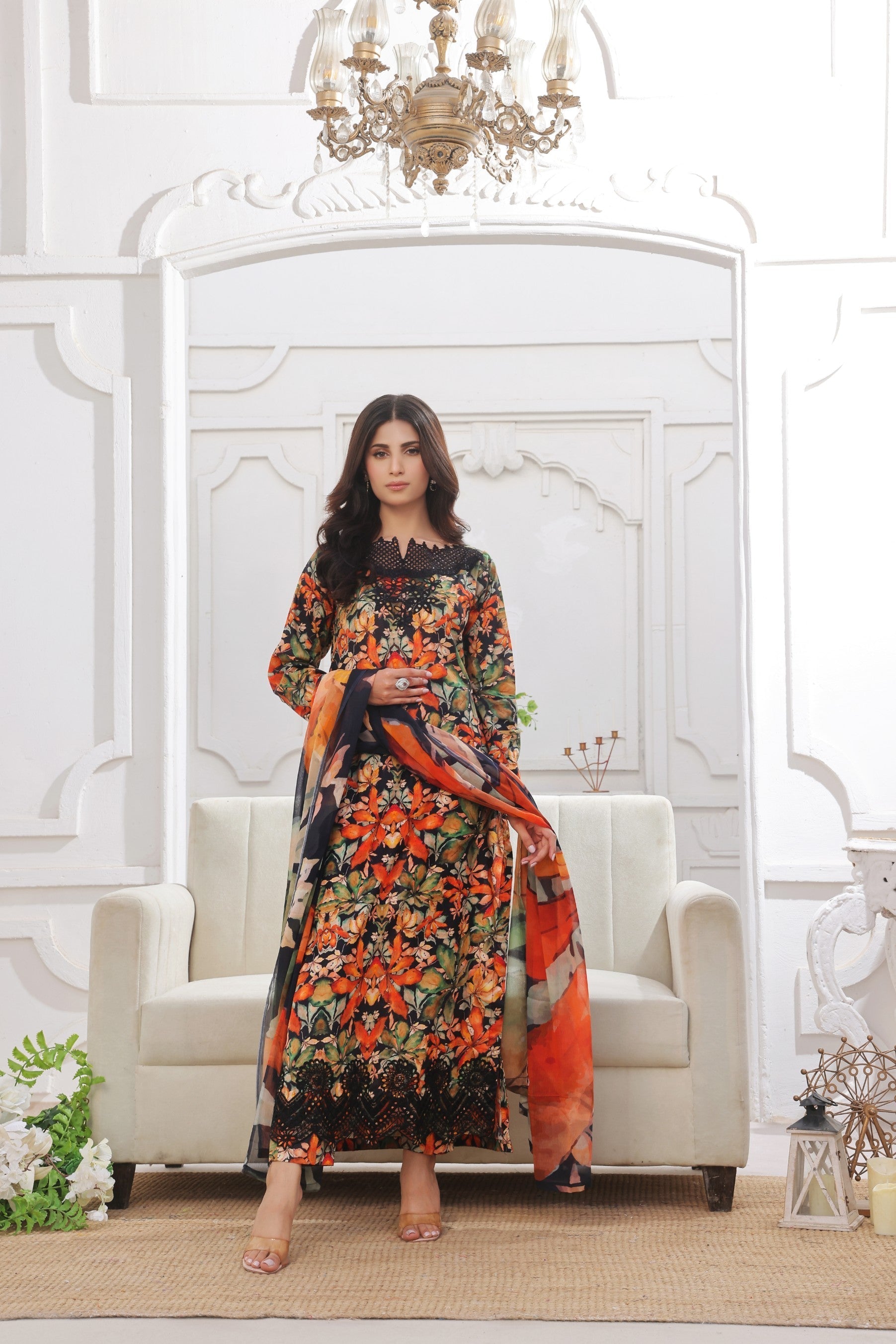 Midnight Murmurs By Feathers Lawn Collection'2025-VARNIKA-FT483