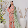 FREESIA-FT377Feathers Unstitched 3 Piece Summer Collection-