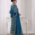 Rehana By Al Harir Stitched 3 Piece Formals Suit-AH013-Rehana-Peacock