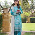 Dressline Hayam Ready-To-Wear 3 Piece Premium Heavy Chikankari Emb Bana Dora Lawn Collection
