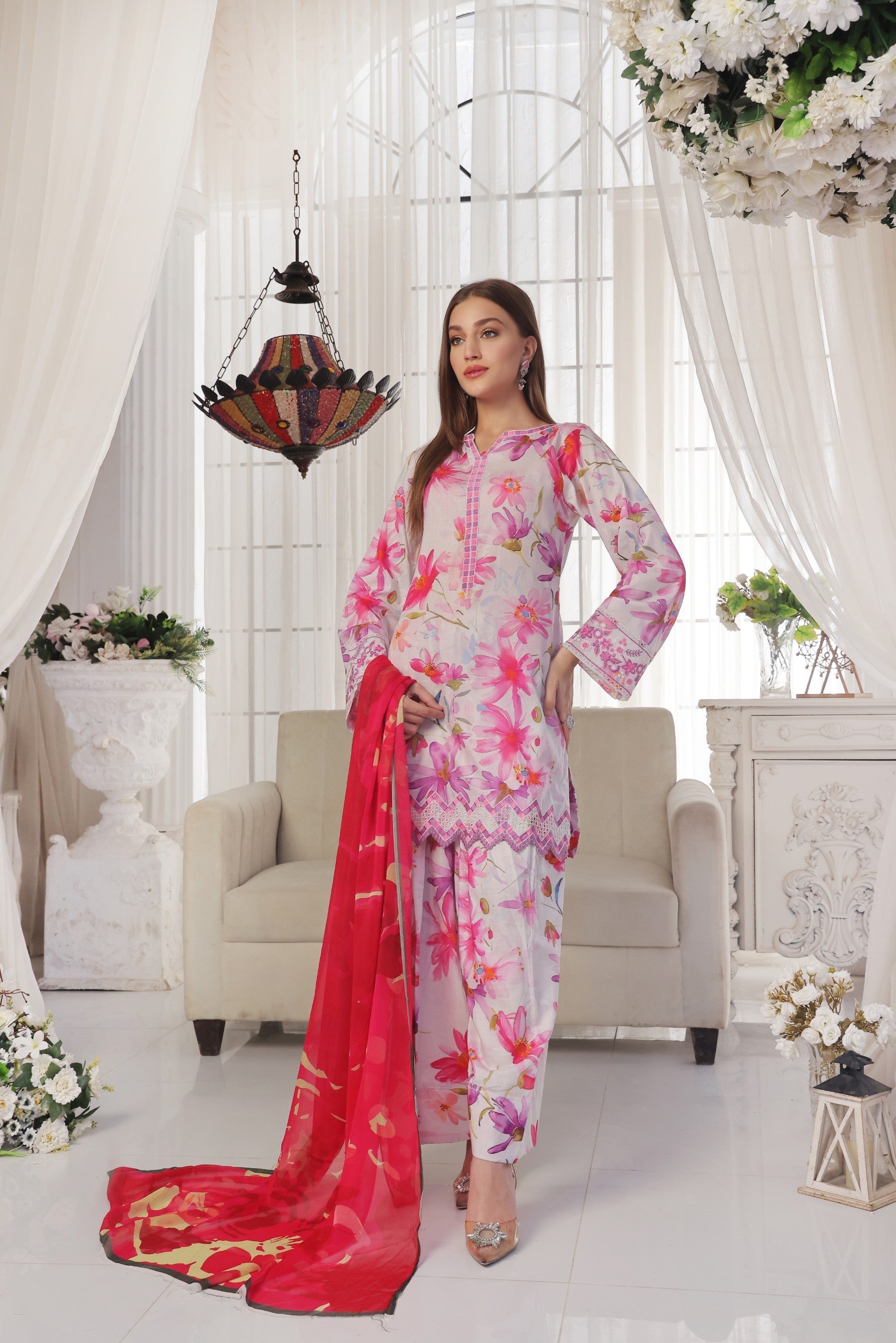 Midnight Murmurs By Feathers Lawn Collection'2025-PRISMA-FT476