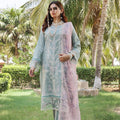 Dressline Silvana Ready-To-Wear 3 Piece Premium Heavy Chikankari Emb Bana Dora Lawn Collection